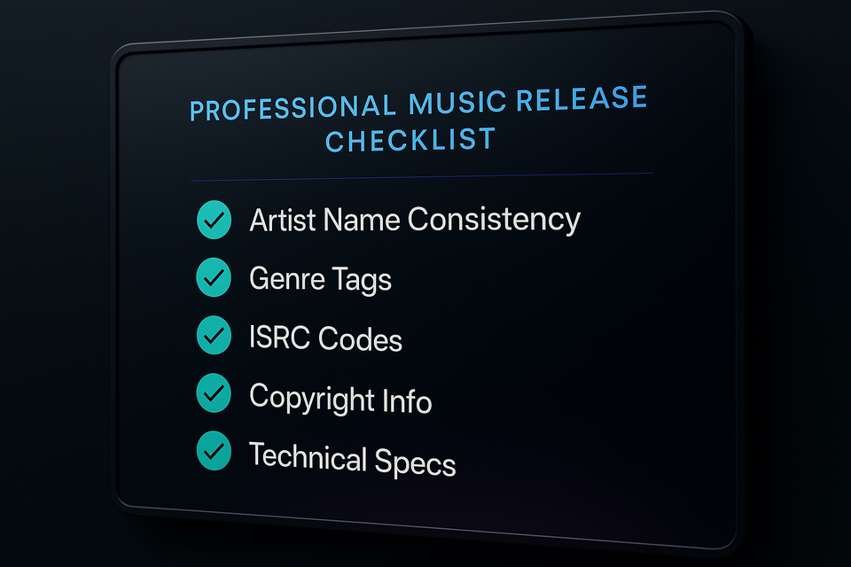 Release Like a Pro: The 5 Critical Checks Every Independent Artist Needs